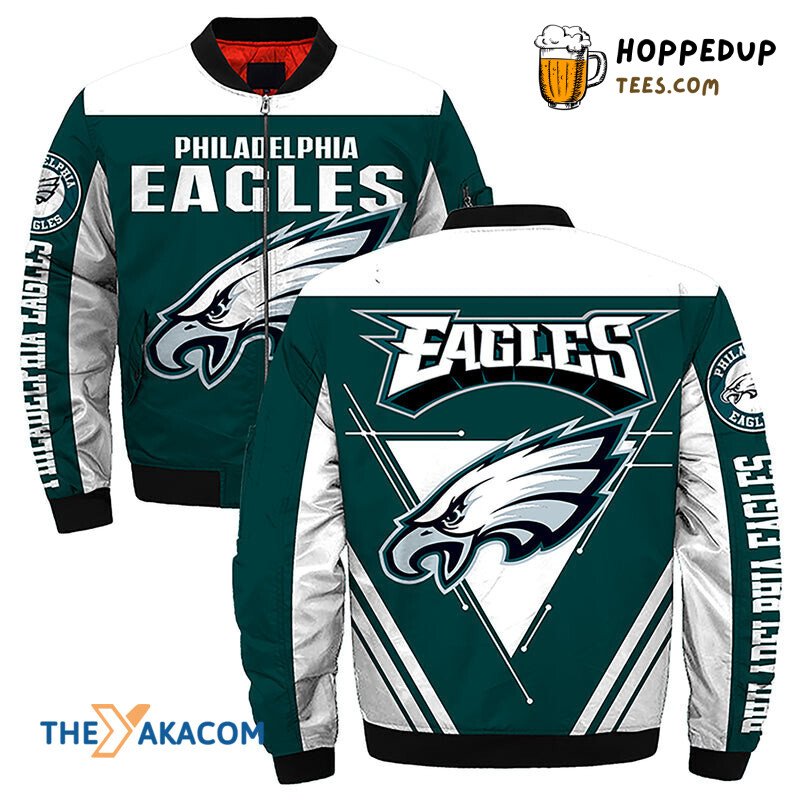 Philadelphia Eagles Super Bowl Sign Team Bomber Jacket Christmas Surprise