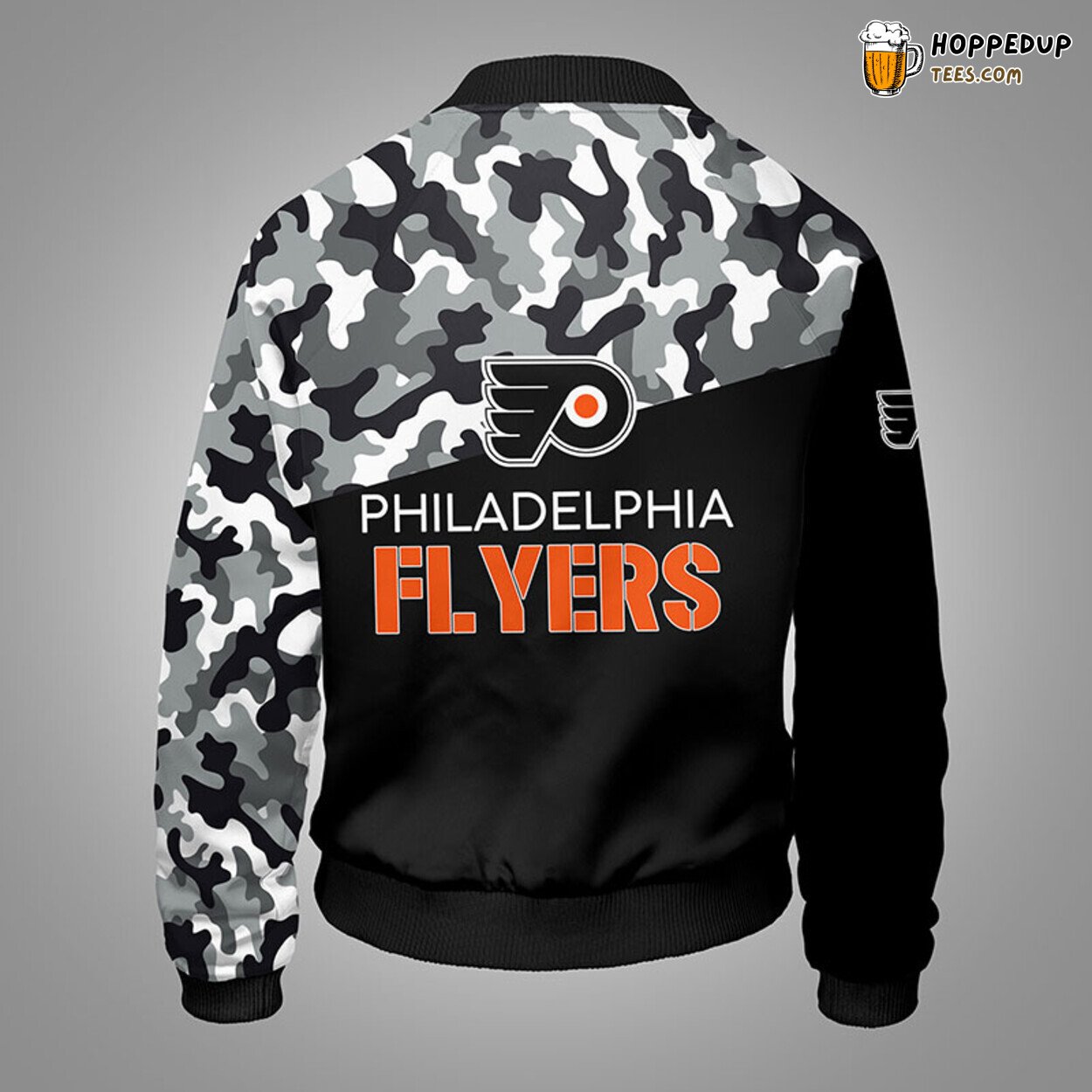 Philadelphia Flyers NHL Camouflage Black Unique Bomber Jacket Stylish Design