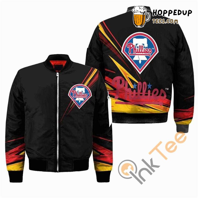 Phillies Philadelphia MLB Classic Red Bomber Jacket Team Pride