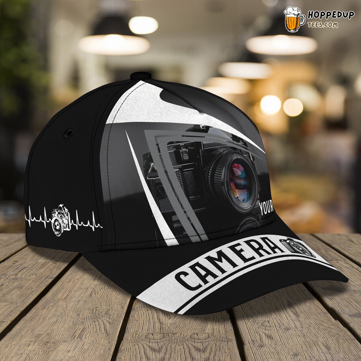 Photographer’s Dream 3D Classic Cap Camera Design Name Personalized