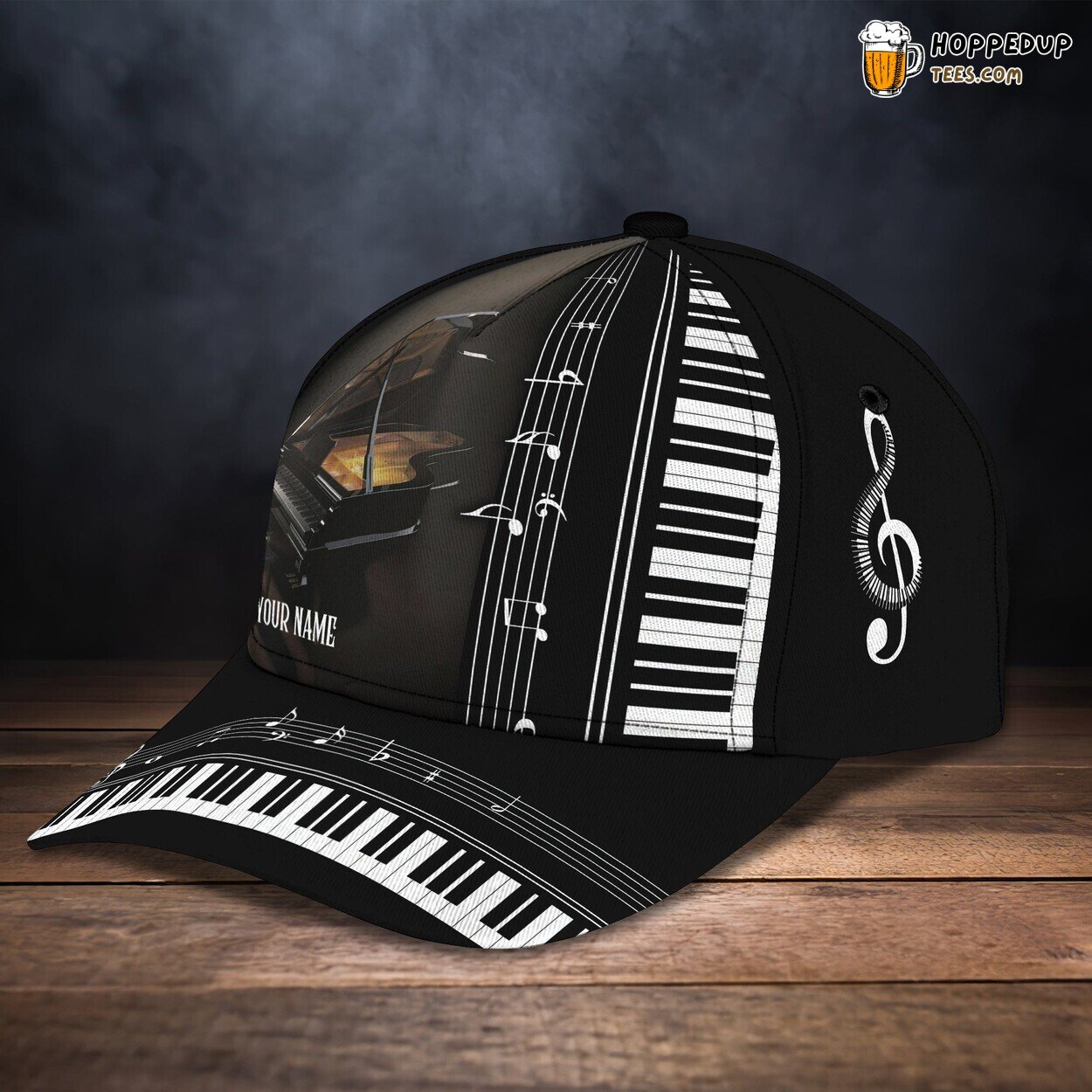 Piano Classic 3D Cap Unique Premium Design Series Authentic Edition