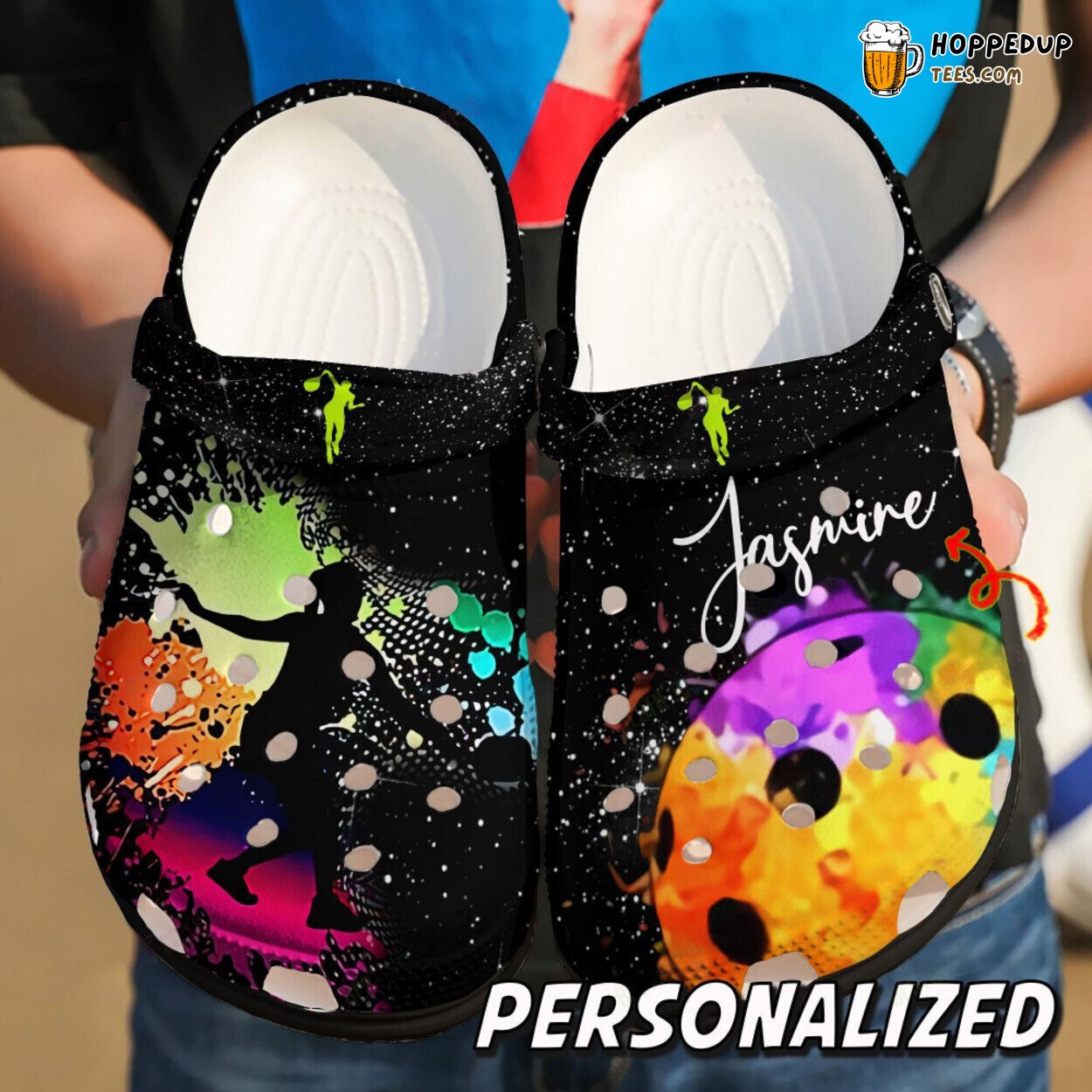 Pickleball Personalized Lover Themed Comfort Clog Shoes for Sports Enthusiasts