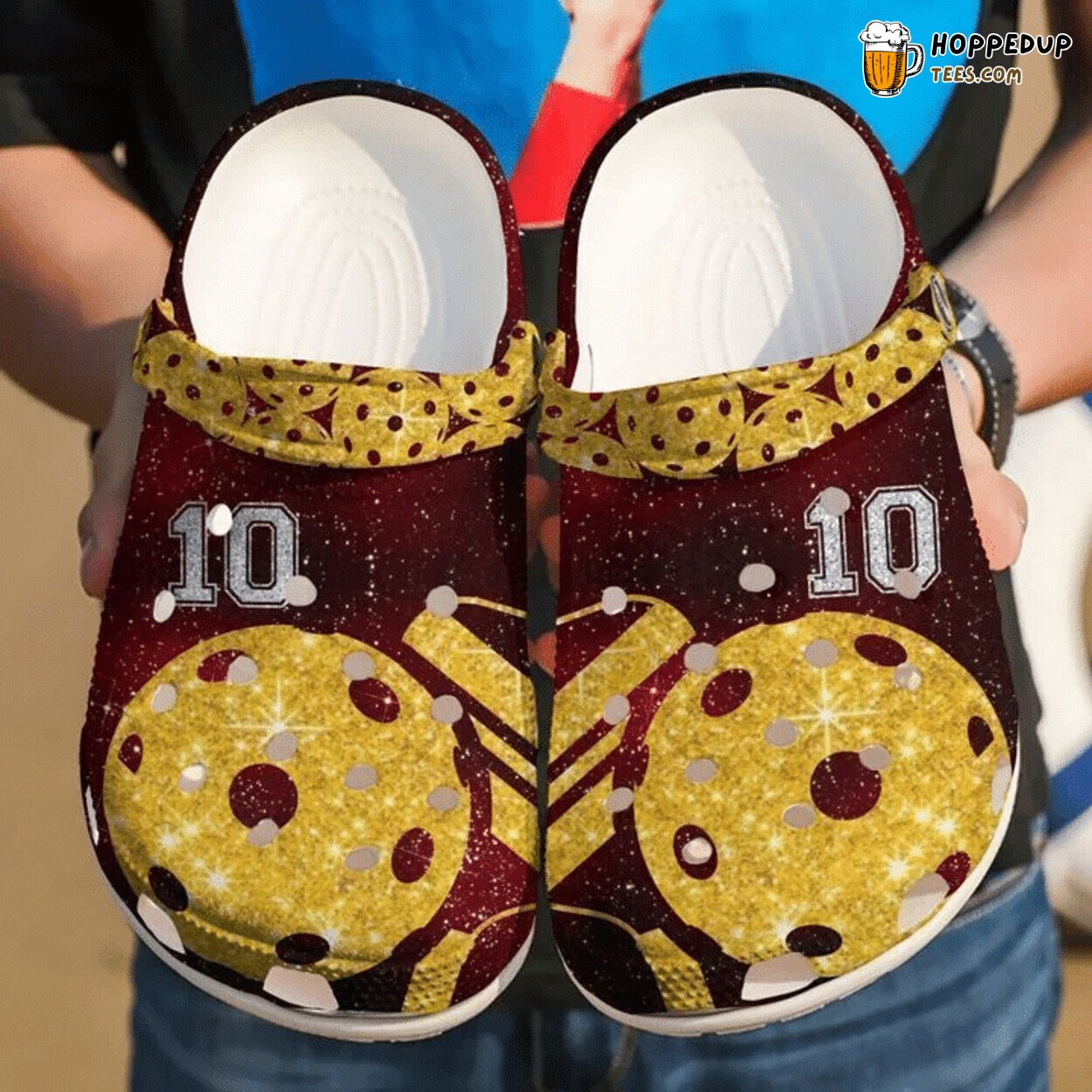 Pickleball Personalized Pitch Stylish Comfortable Clog Shoes Unique
