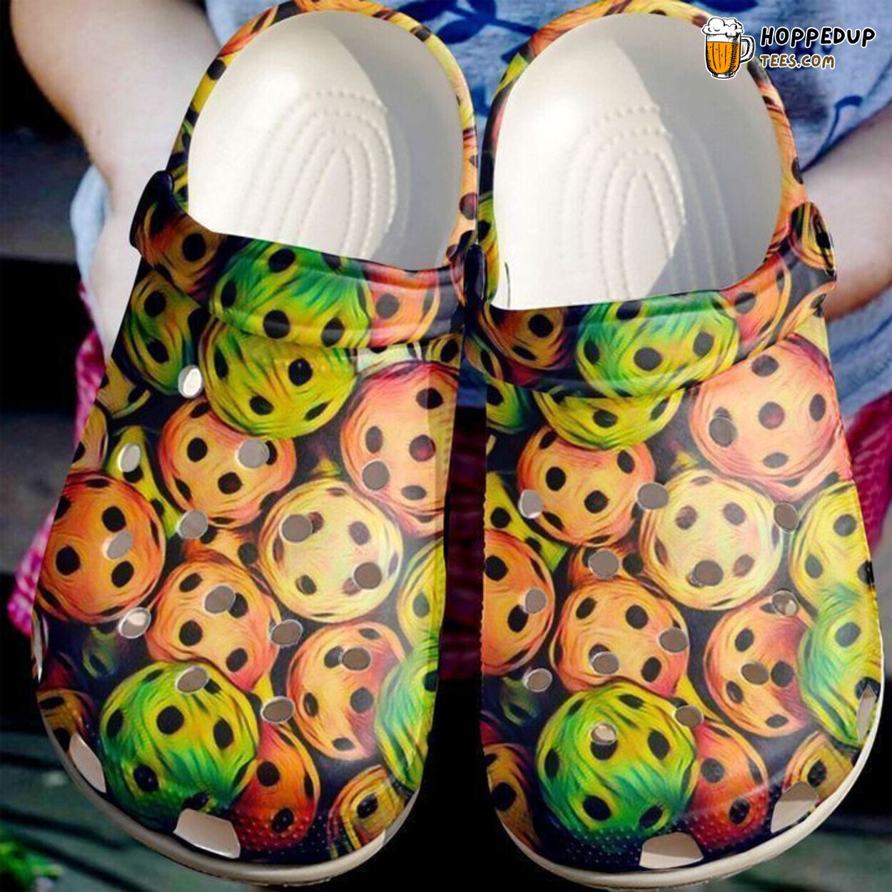 Pickleball Season Themed Comfortable Unique Design Clog Shoes
