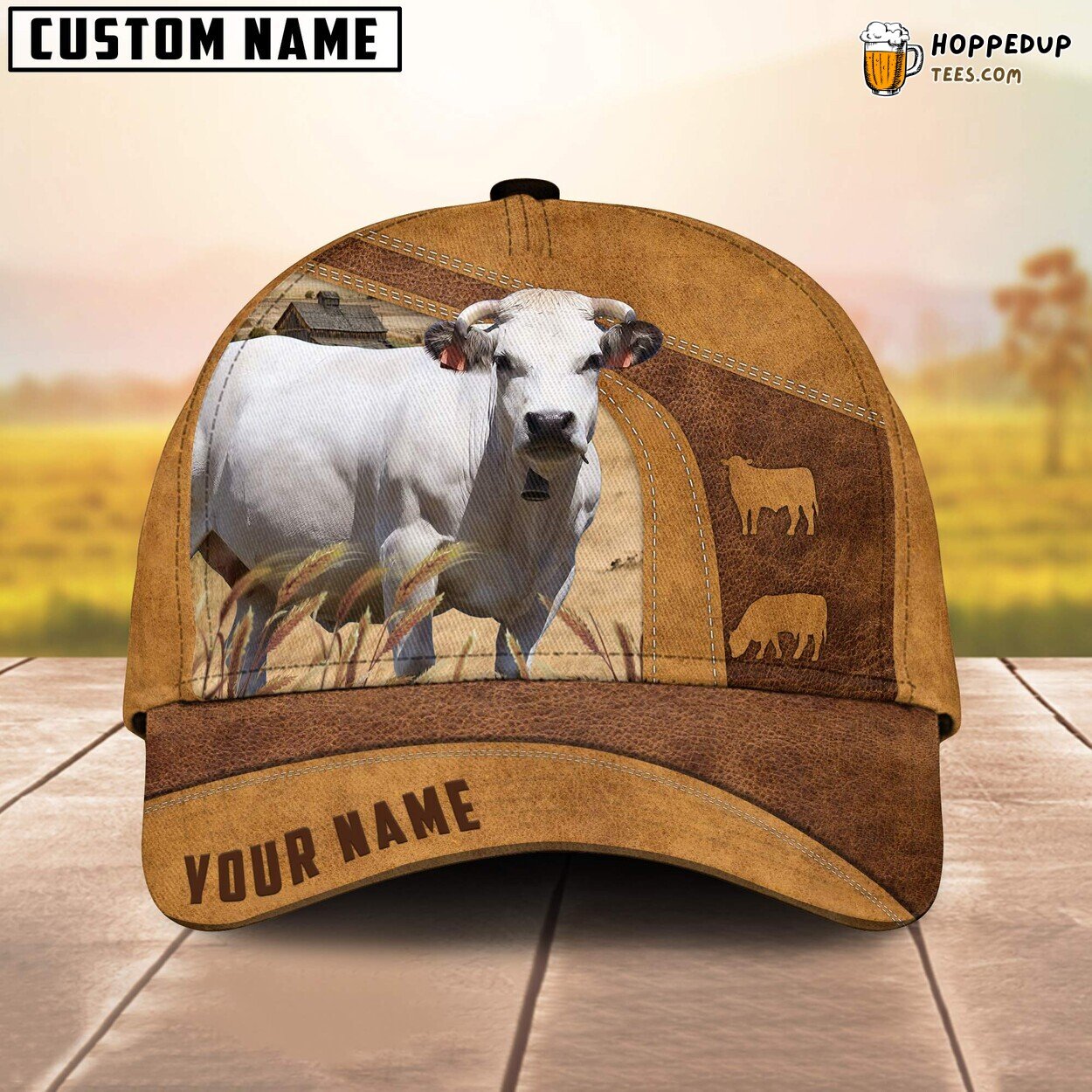 Piedmontese Custom Name Farm Baseball Cap Fervent Farmer Lover Piedmontese Custom Name Farm Baseball Cap Fervent Farmer Lover