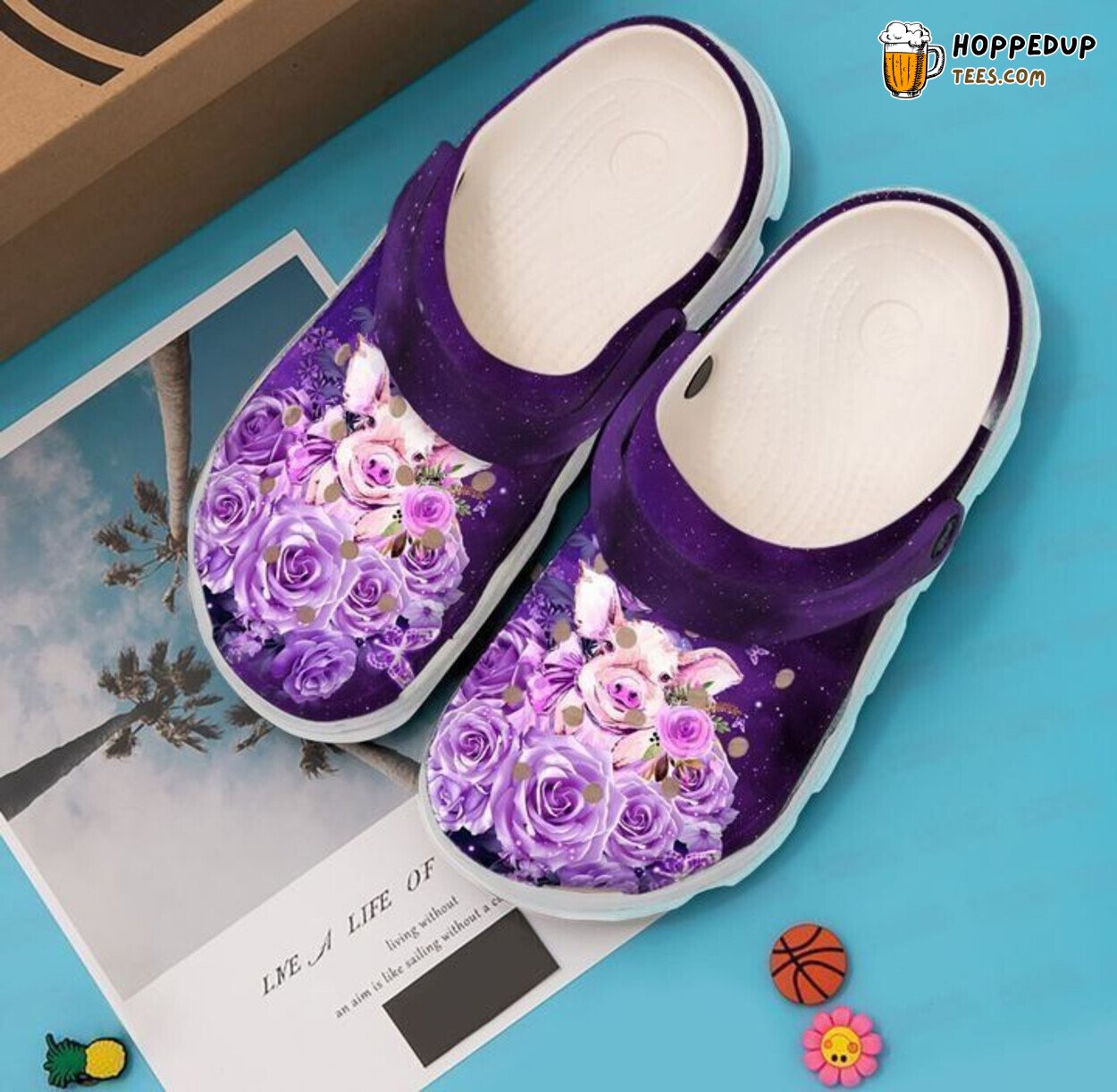 Pig Lovely Theme Comfortable Clog Shoes Unique Animal Lovers Footwear