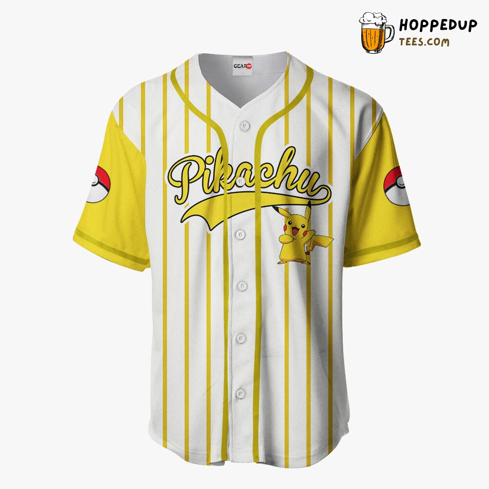 Pikachu Unique Design Edition Baseball Jersey Collection Distinctive Style