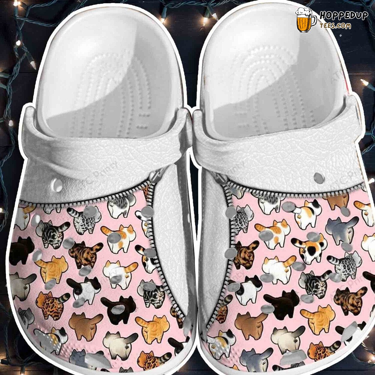 Pinky Cats Shoes Clogs Gifts For Daughter Niece Feline Inspired