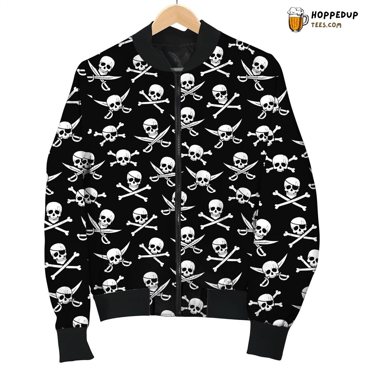 Pirate Skull Collection Winter Bomber Jacket Superior Tailored Design