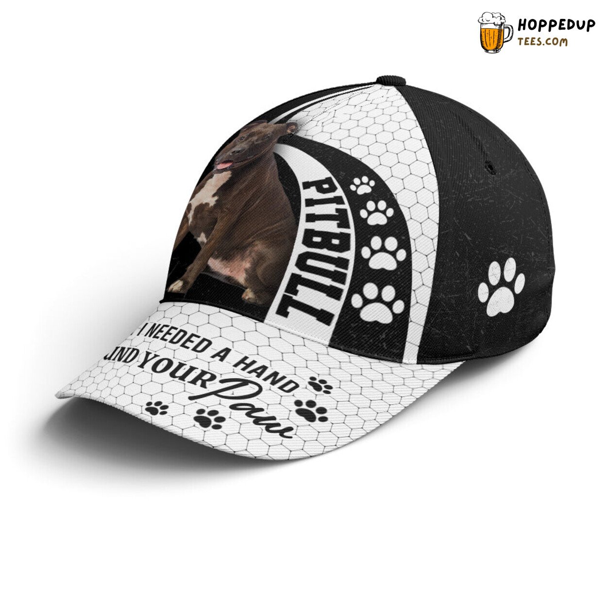 Pitbull Hand Found Pawn Baseball Cap Unique Dog Lover Design Special Hat Wear Pitbull Hand Found Pawn Baseball Cap Unique Dog Lover Design Special Hat Wear