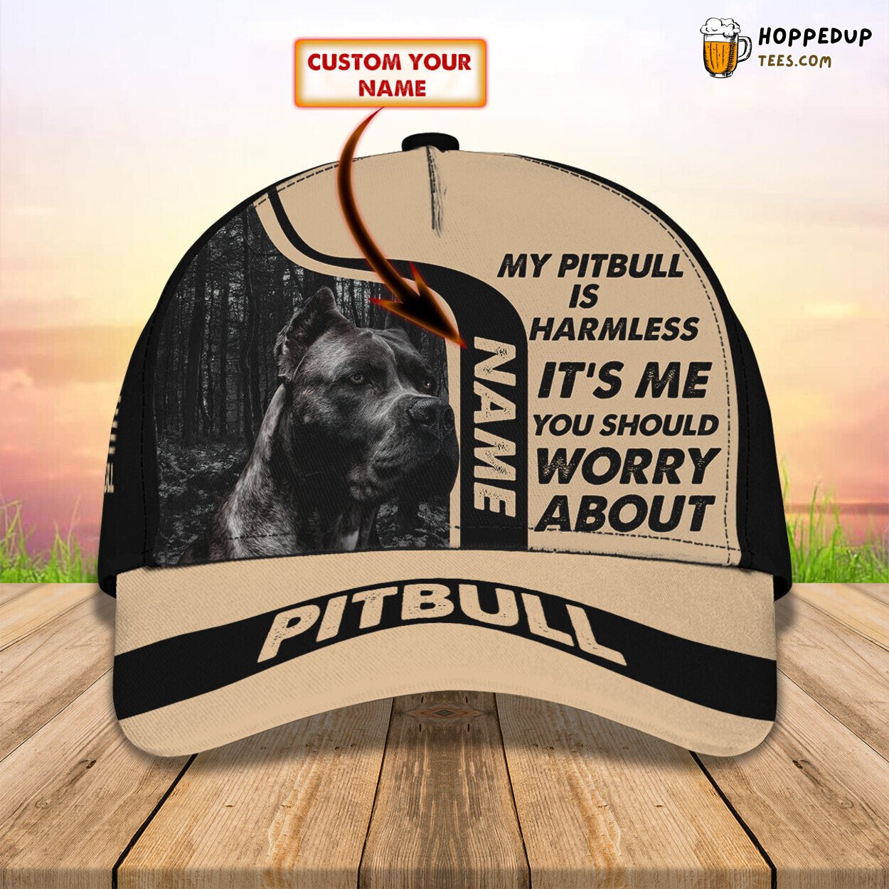 Pitbull’s Love & Affection 3D Classic Cap Personalized Unique Design Trend