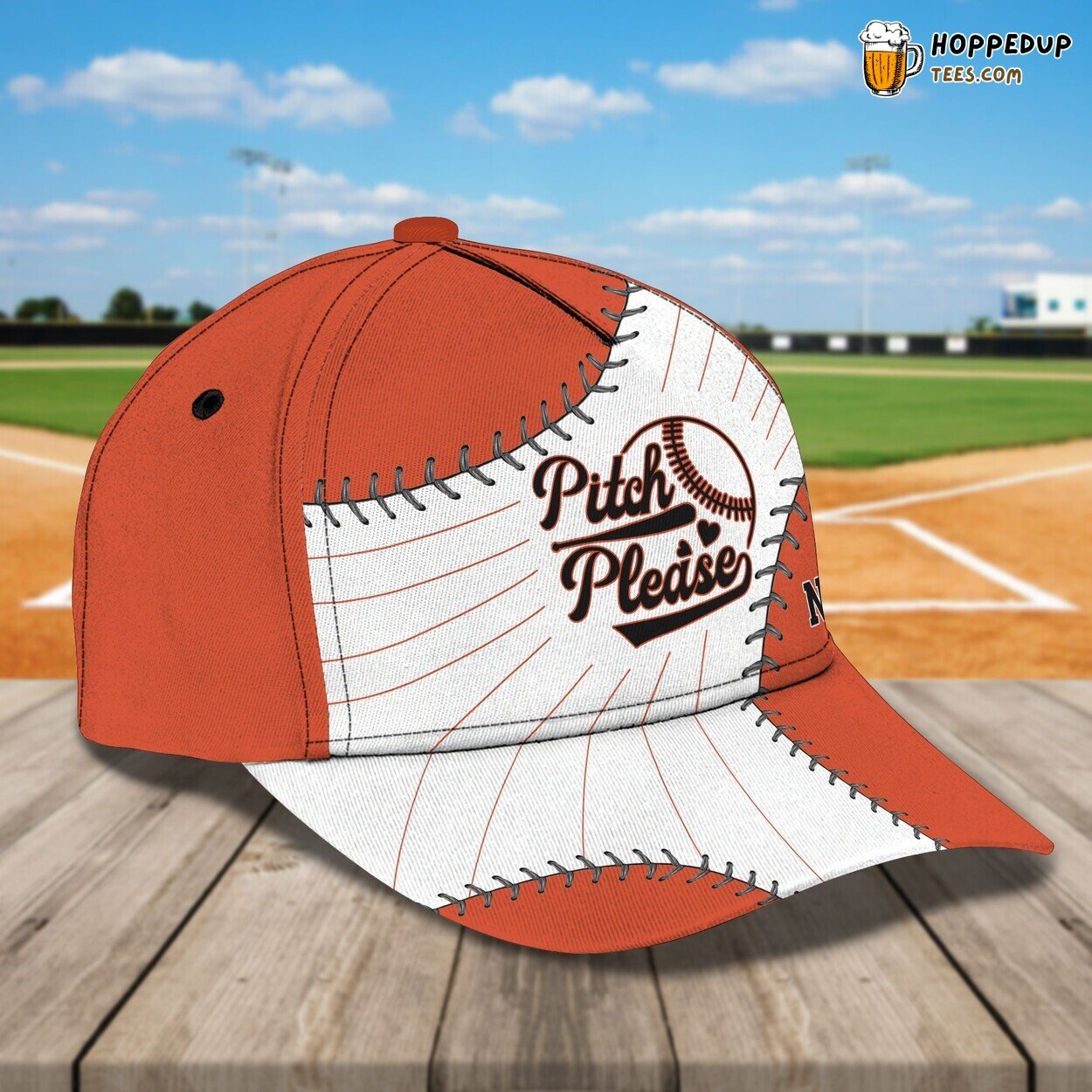 Pitch Please 3D Classic Baseball Cap Personalized Name Unique Design Series