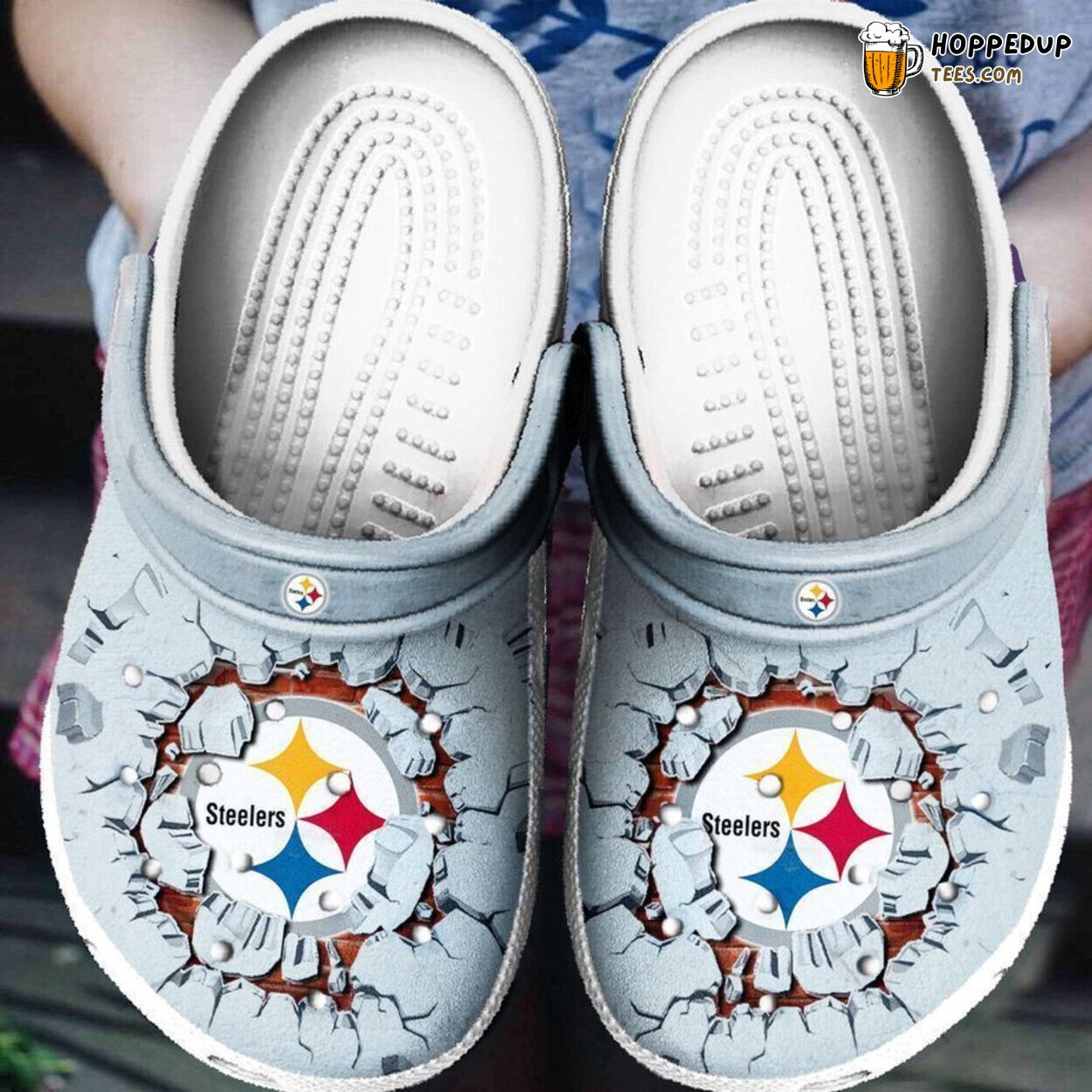 PitSteelers Tide Themed Comfortable Unique Stylish Clog Shoes