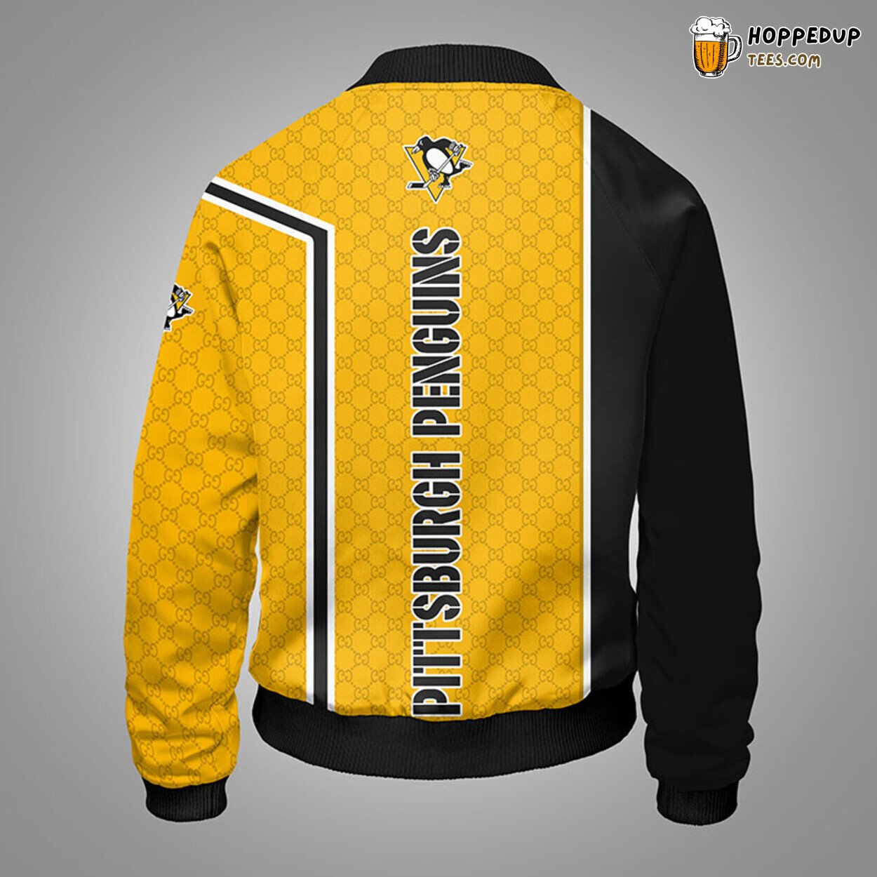 Pittsburgh Penguins NHL Distinct Yellow Bomber Jacket Unique Stylish Design