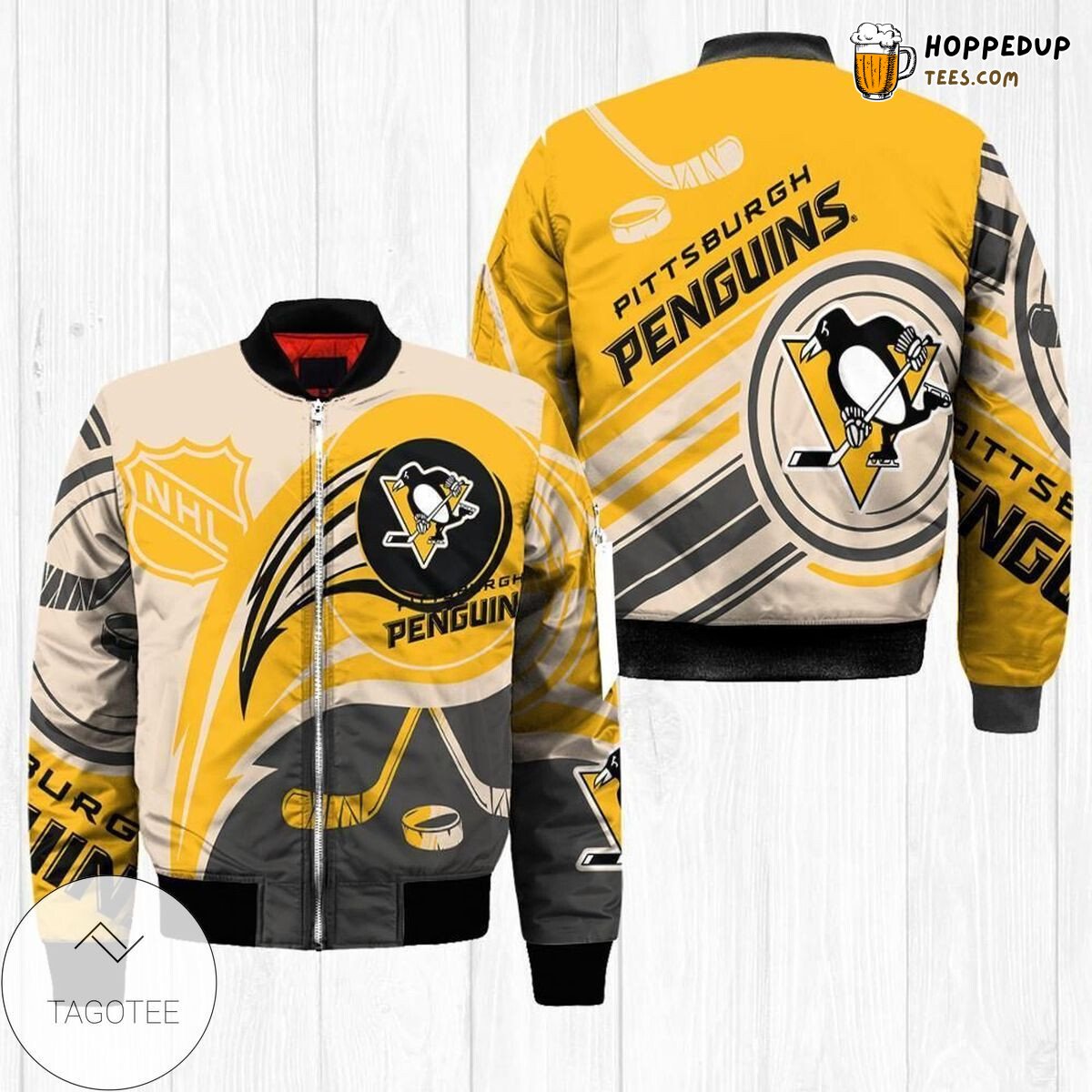 Pittsburgh Penguins NHL Fan Focused Classic Bomber Jacket