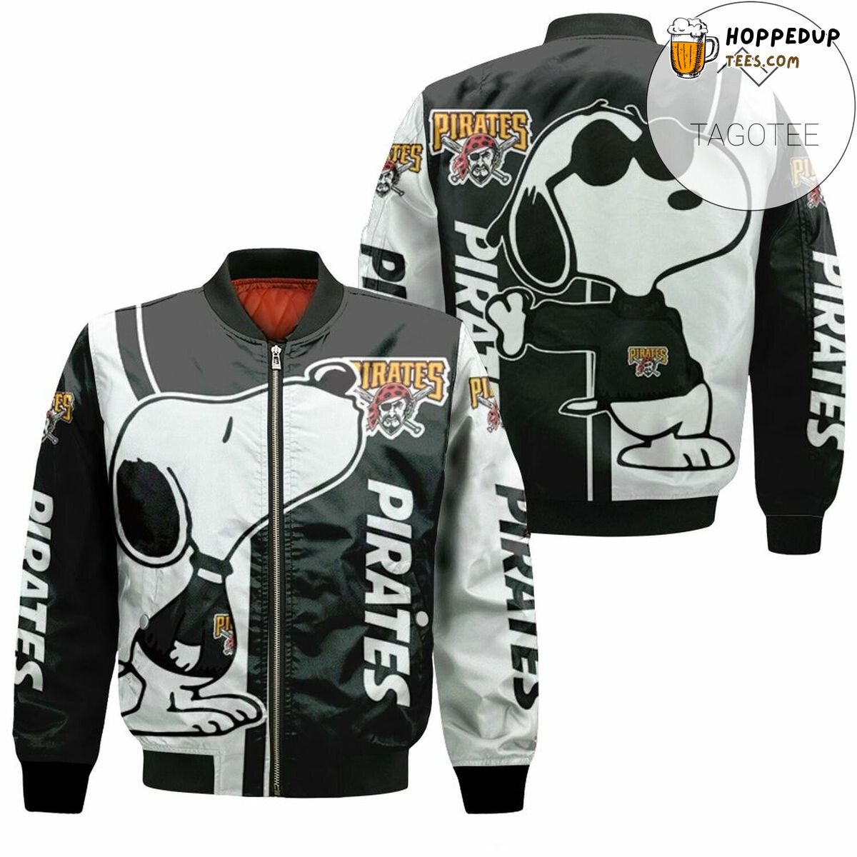 Pittsburgh Pirates MLB Dedicated Snoopy Lover Bomber Jacket Fit