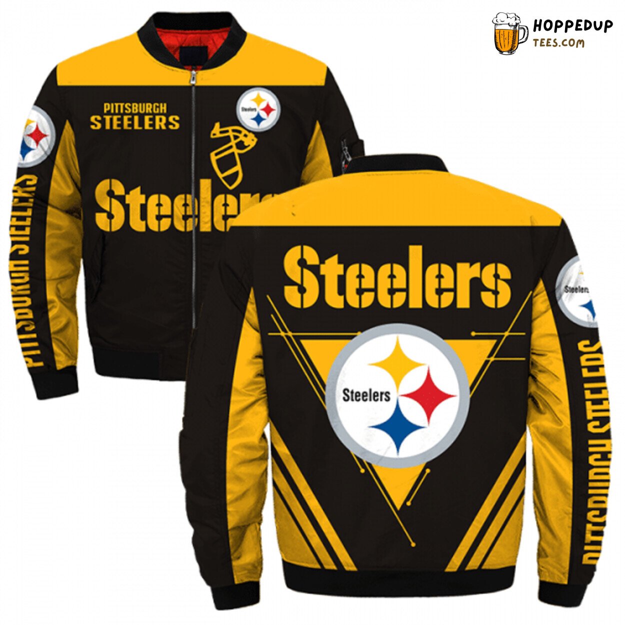 Pittsburgh Steelers 3D Edition Bomber Jacket Superior Trend