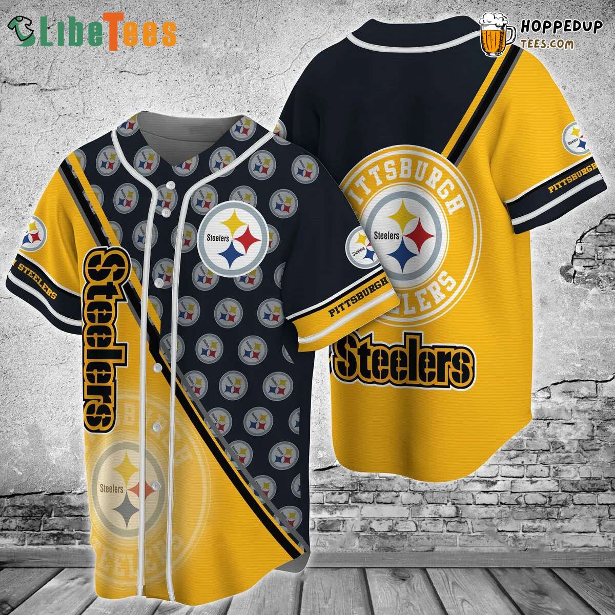 Pittsburgh Steelers Baseball Jersey Logo Pattern Perfect Gifts For Your Loved Ones Jersey Shirt