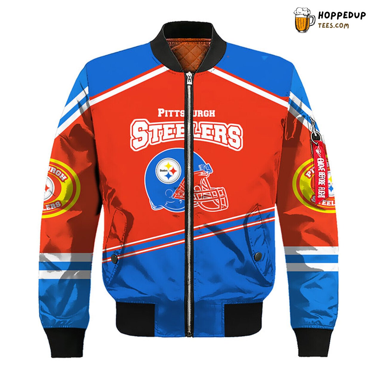 Pittsburgh Steelers NFL Red Blue Unisex Bomber Jacket Unique Theme