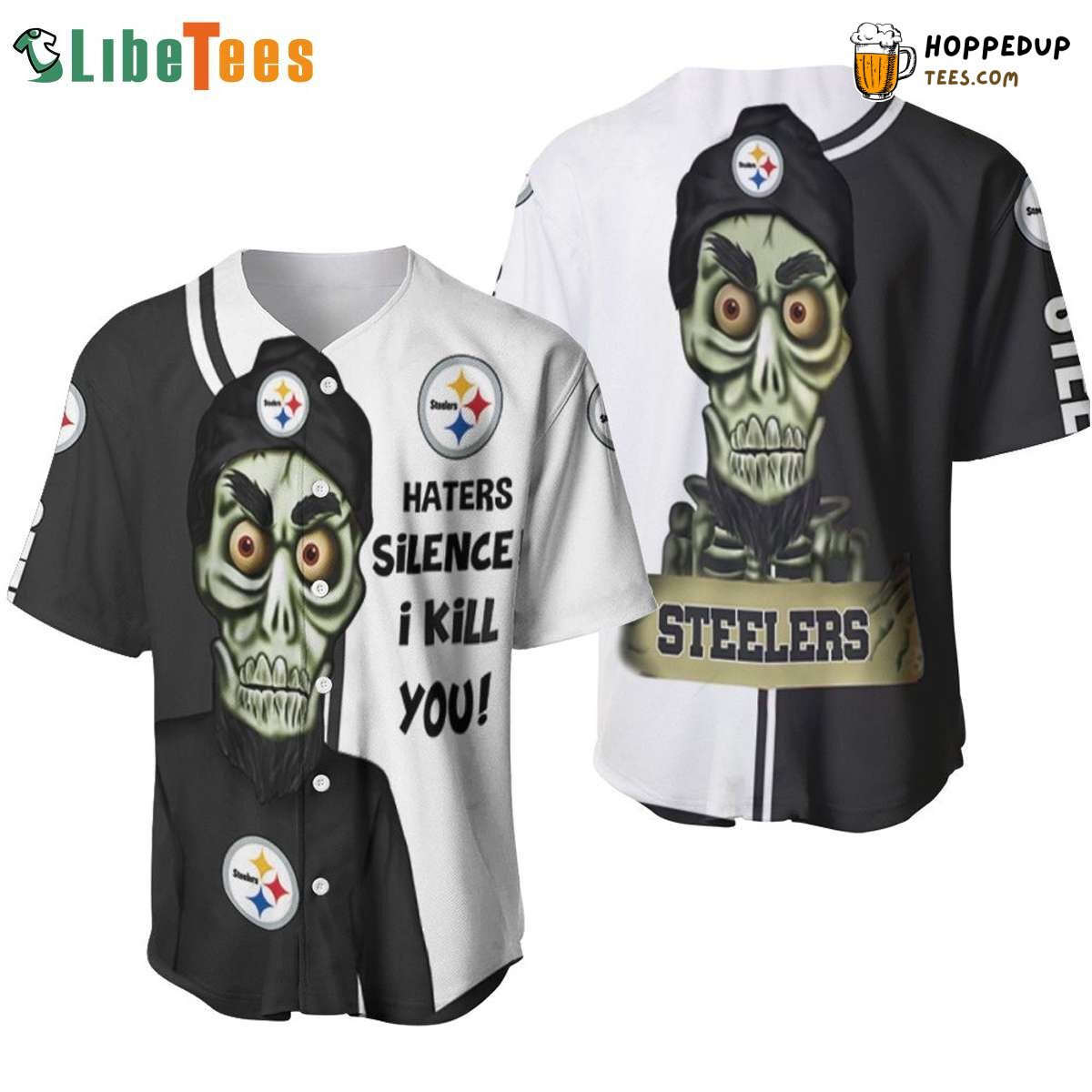 Pittsburgh Steelers Silence Haters Baseball Jersey Design