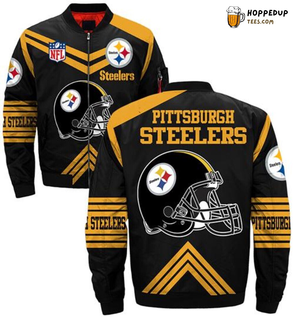 Pittsburgh Steelers Style Coat Premium Bomber Jacket Men Selection