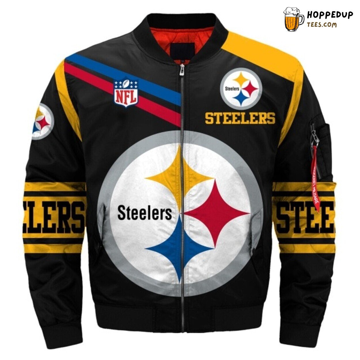 Pittsburgh Steelers Stylish Winter Coat Bomber Jacket Exclusive Men Selection