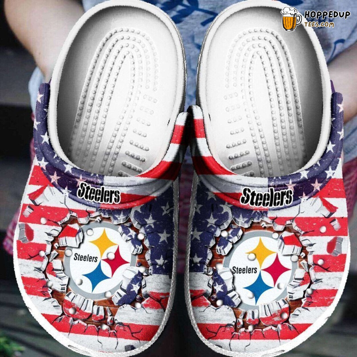 Pittsburgh Steelers Themed Comfortable Unique Clog Shoes