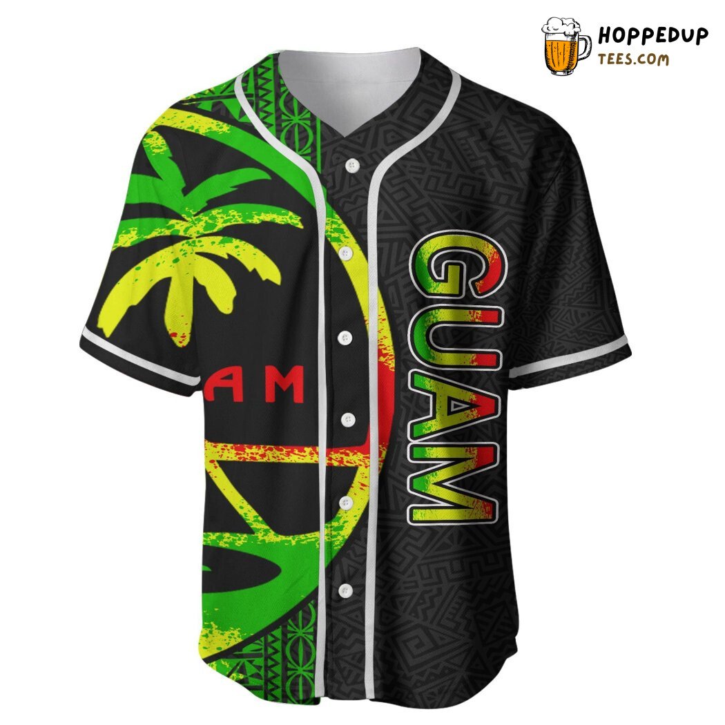 Polynesian Guam Heritage 3D Baseball Tee Jersey Shirt Unique