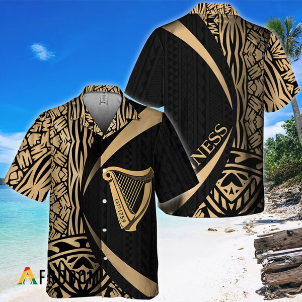 Polynesian Samoan Guinness Hawaiian Shirt HU