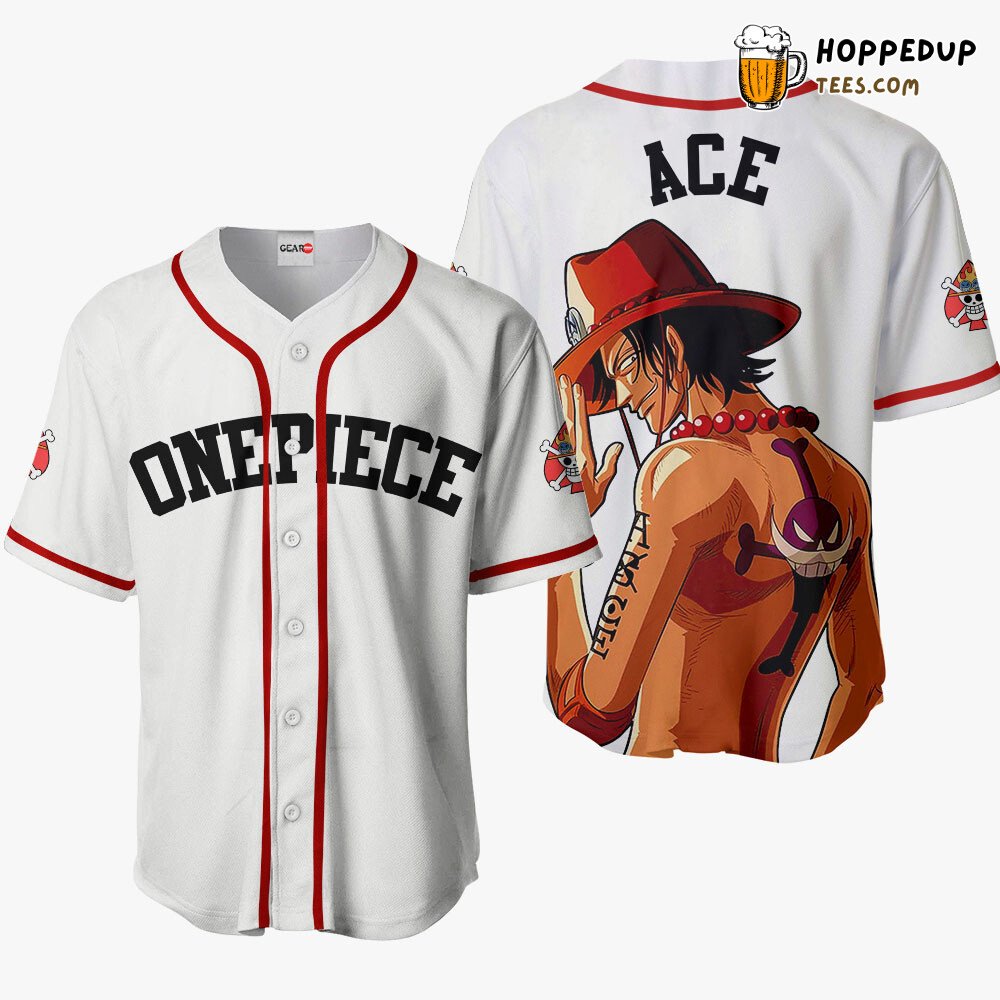 Portgas D Ace Unique Distinctive Baseball Jersey Collection Design Edition Portgas D Ace Unique Distinctive Baseball Jersey Collection Design Edition