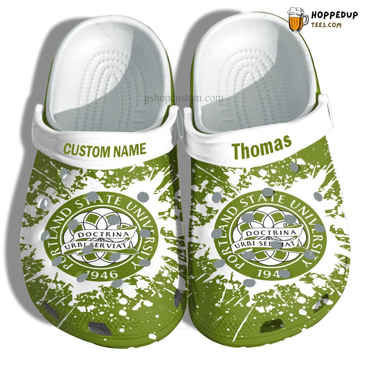Portland State University Grad Custom Croc Shoes Unique Gift