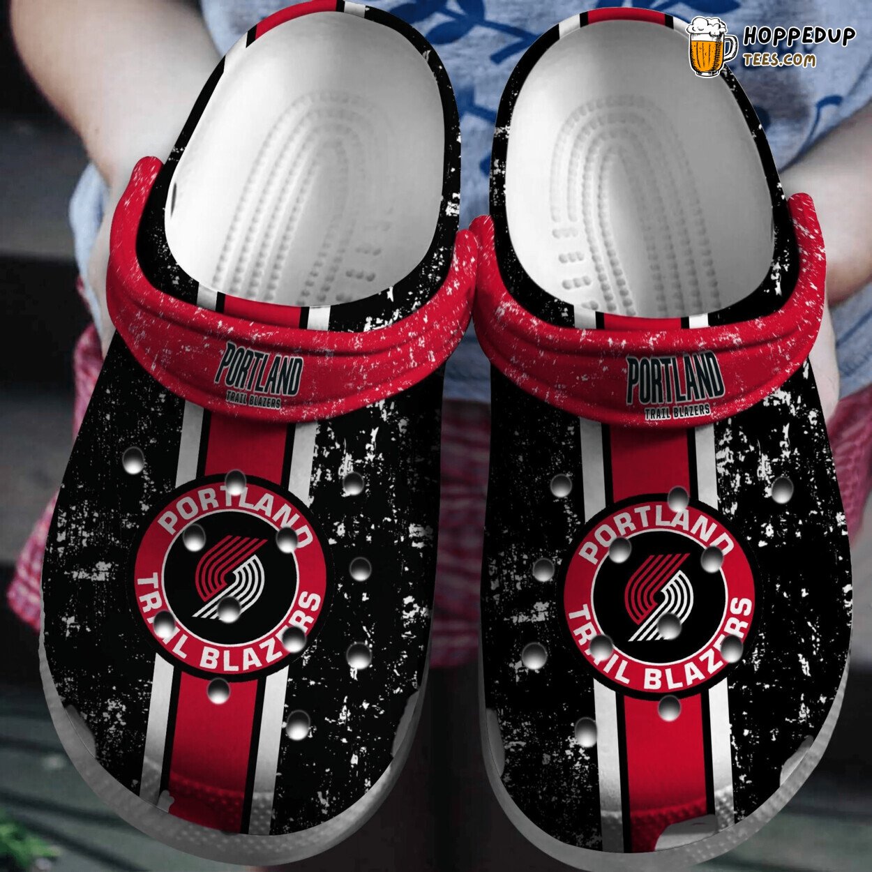 Portland Trail Blazers Club Clogs Comfortable Stylish Shoes Unique