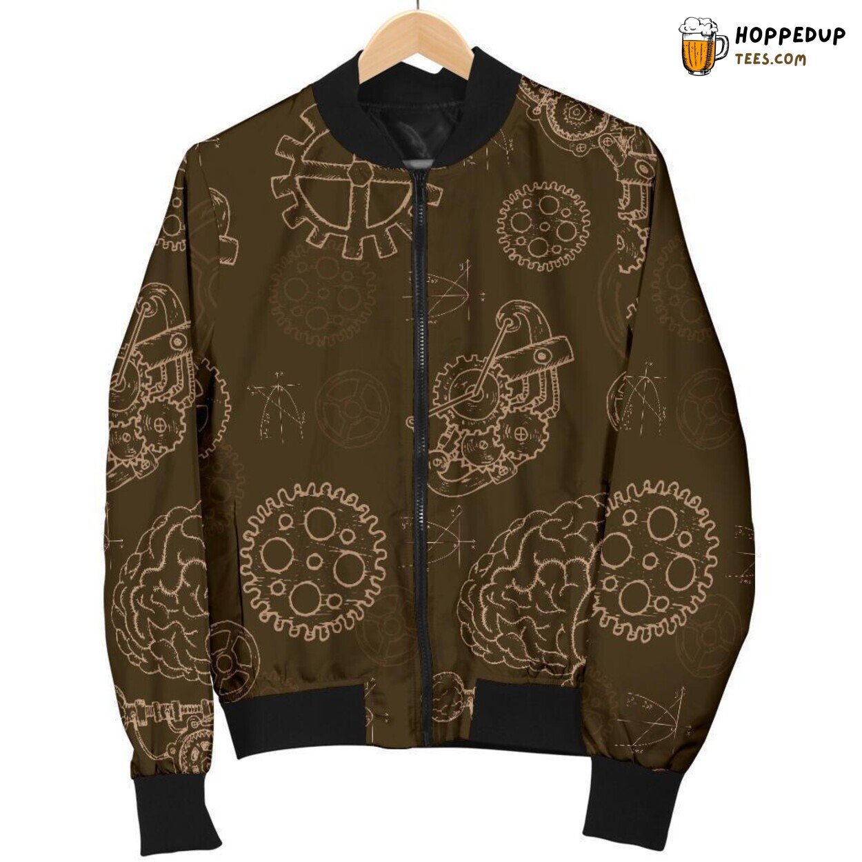 Power of Brain Thoughts Men’s Bomber Jacket Unique Pattern Essence Display Power of Brain Thoughts Men’s Bomber Jacket Unique Pattern Essence Display