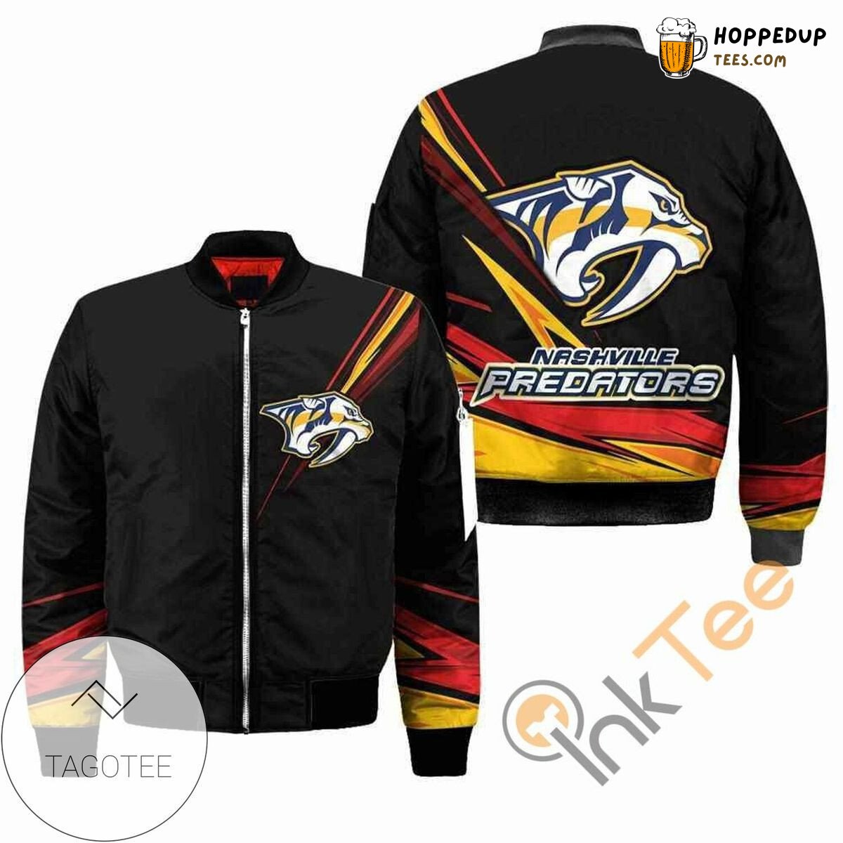 Predatory Nashville Predators NHL Team Bomber Jacket Edition
