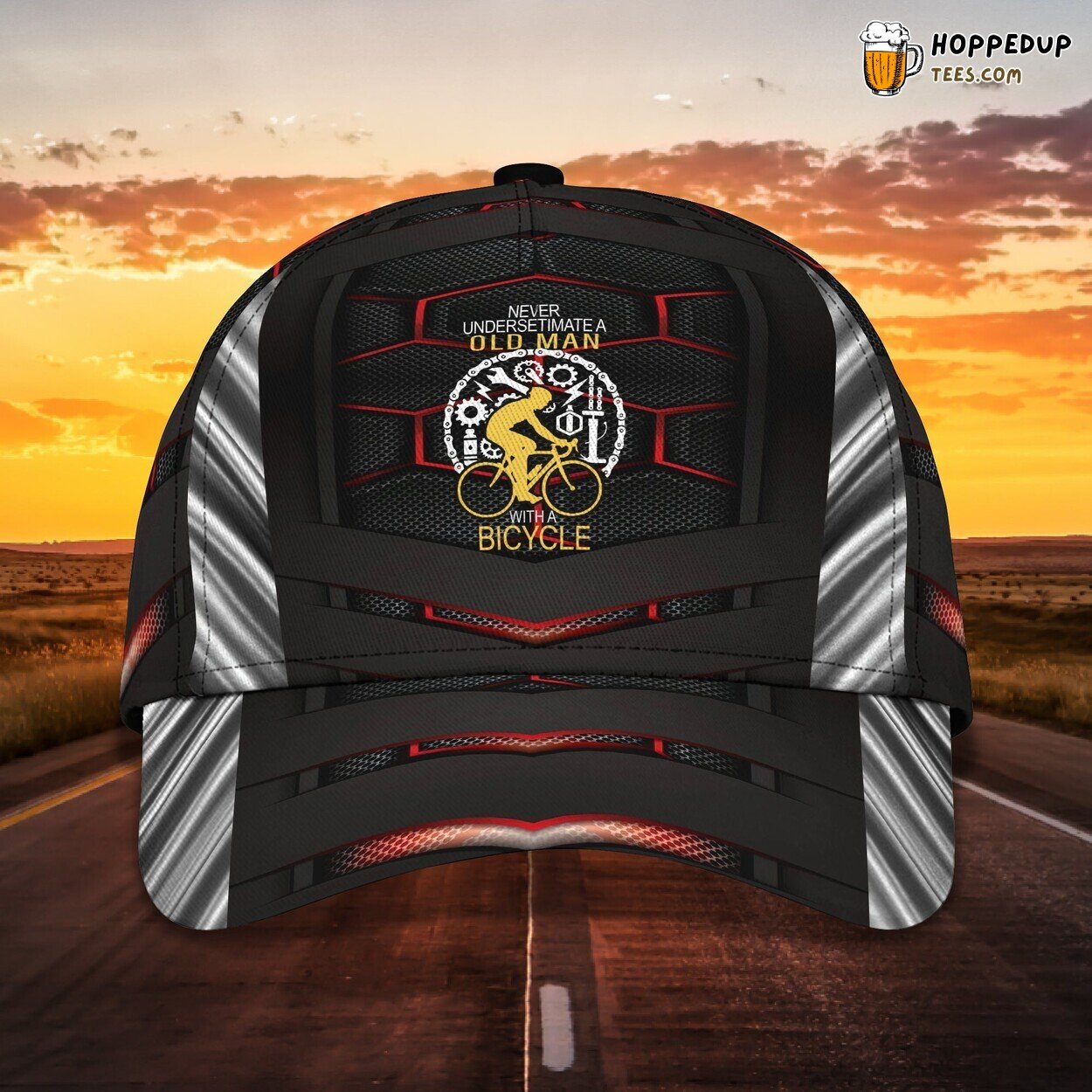 Premium Men’s Cycling Design Classic 3D Cap Unique Authentic Edition Look