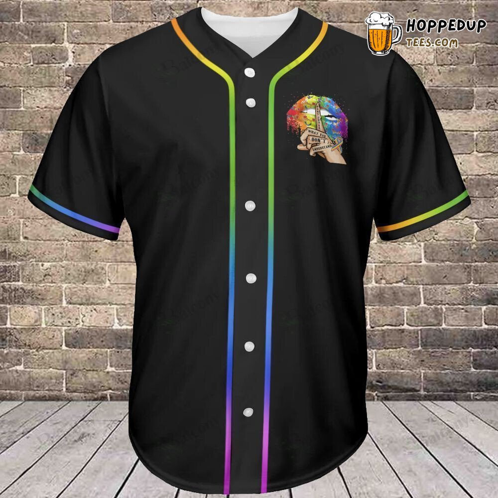 Pride and Equality Symbolic LGBT Love Embrace Baseball Jersey Harmony Gear