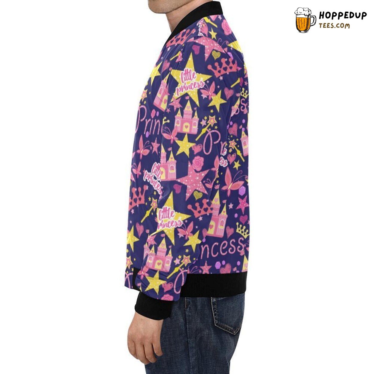 Princess Fairy Distinct Pattern Men’s Bomber Jacket Unique Design Look