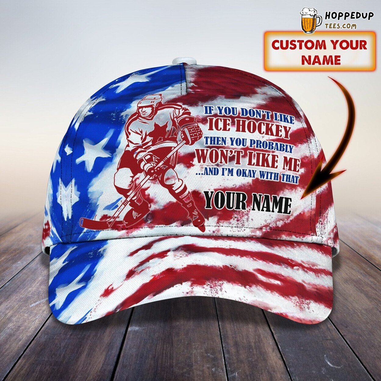 Probably You Wont Like Me Classic 3D Cap Personalized Name Unique Design