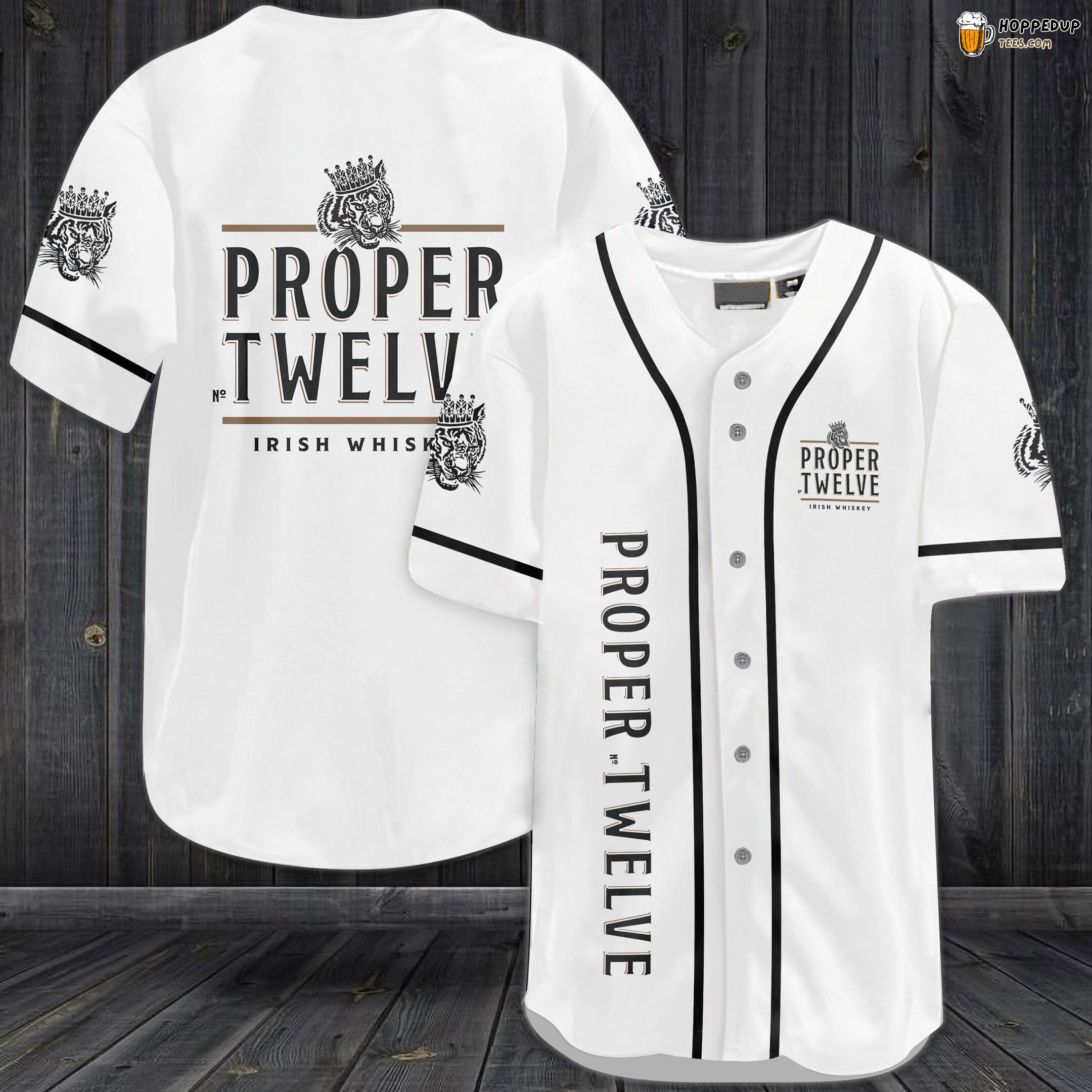 Proper No. Twelve Baseball Jersey White Unisex Jersey Shirt