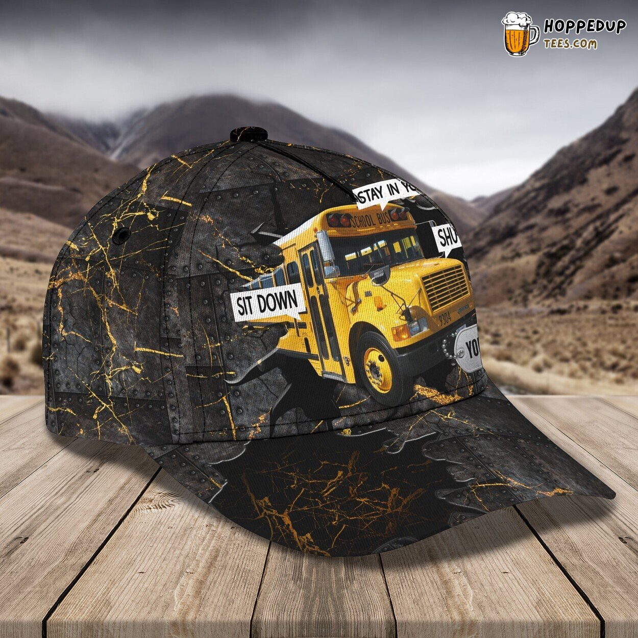Proud Bus Driver 3D Classic Cap Personalized Name Unique Embroidery