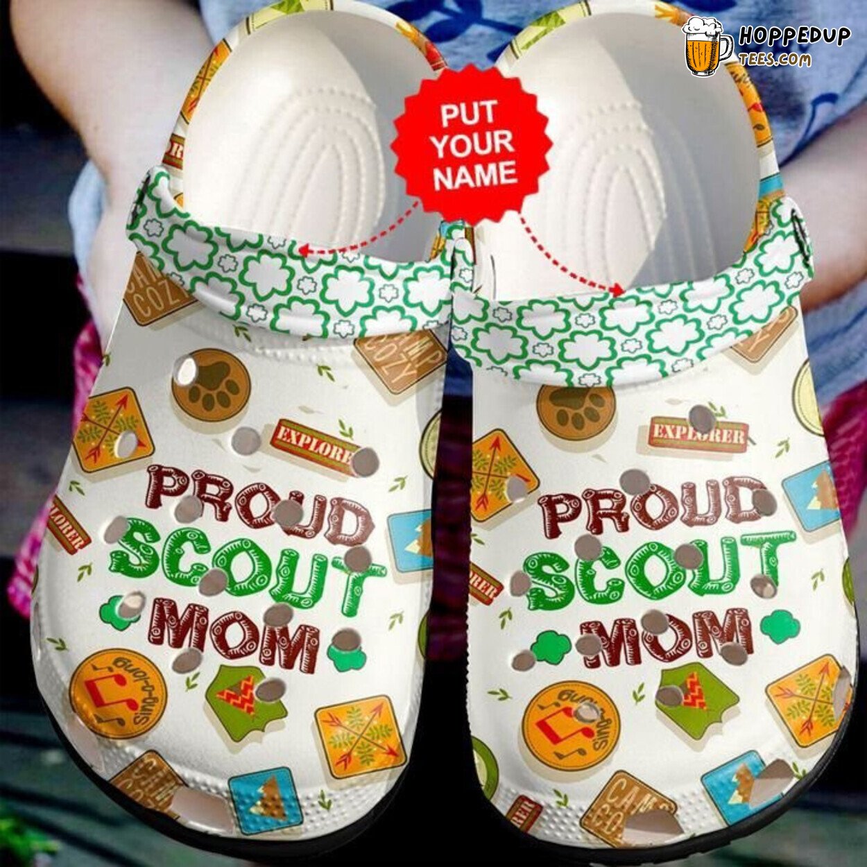 Proud Mom Scout Themed Comfortable Unique Design clog Shoes