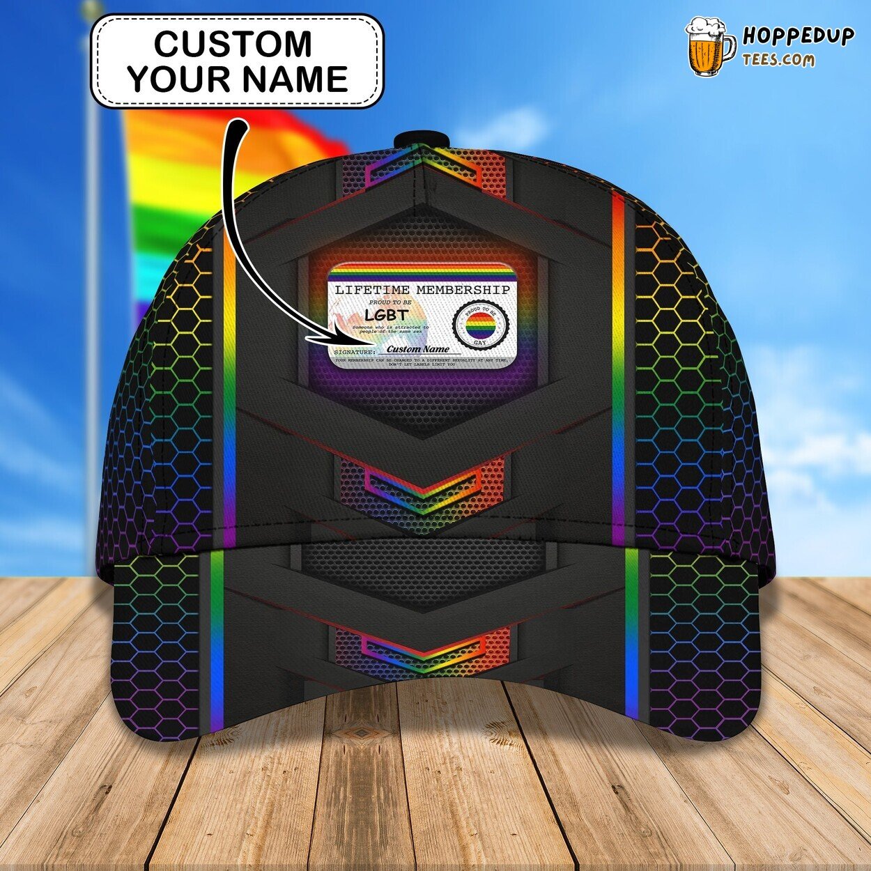 Proud To Be LGBT Unique Personalized Name Cap Perfect Design Hat
