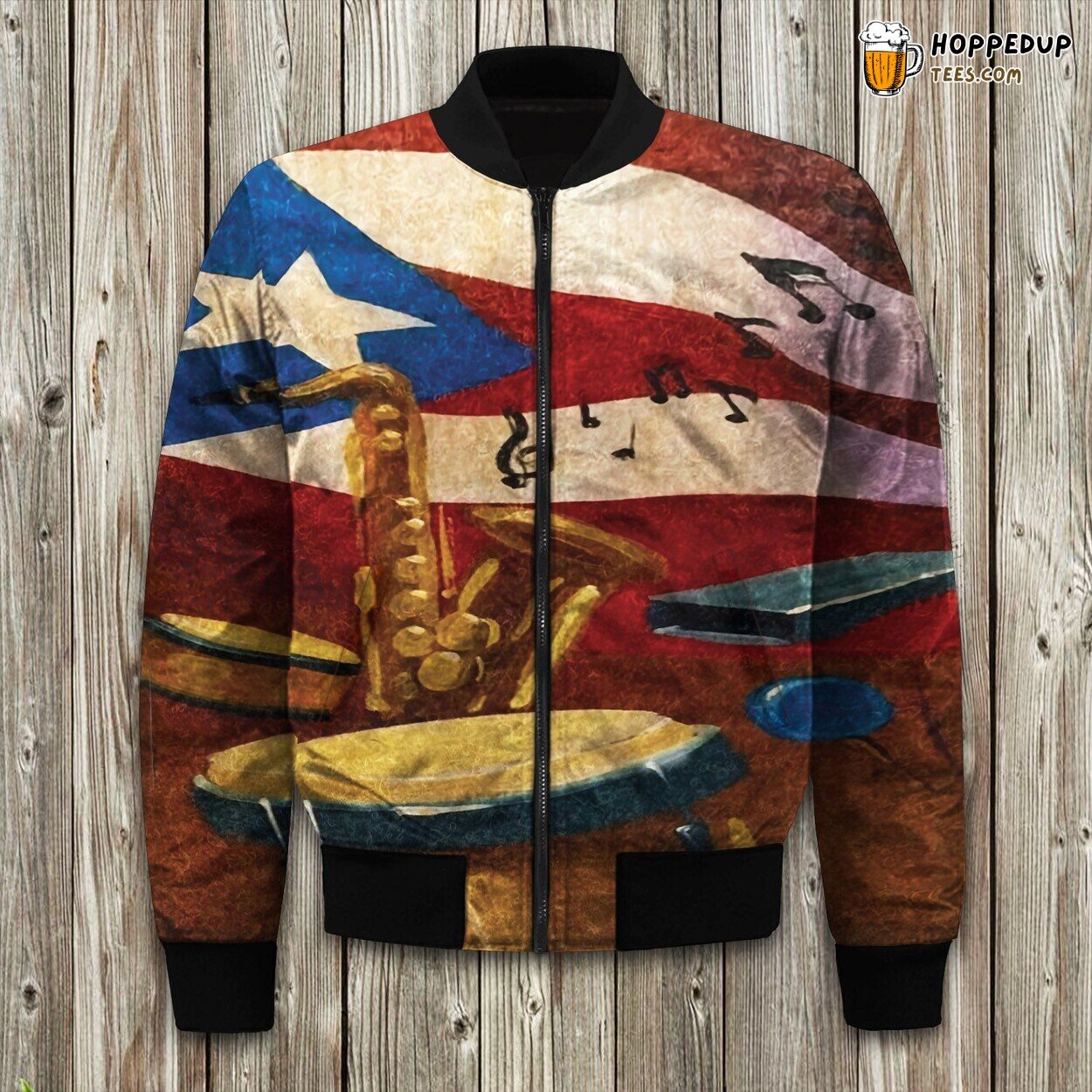 Puerto Rico Country Bomber Jacket