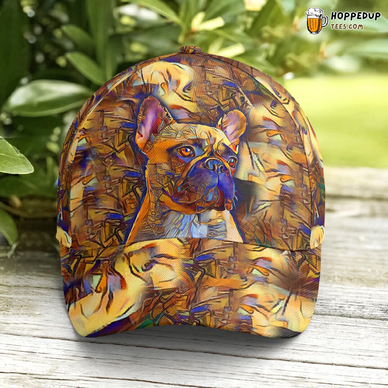 Pug Dog Artistic Painting Unique Statement Design Baseball Cap