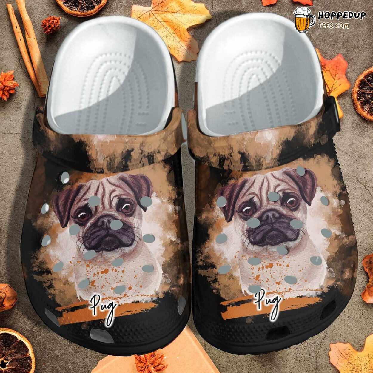 Pug Dog Dad Cute Funny Themed Shoes Clogs Mothers Day 2022 Gift