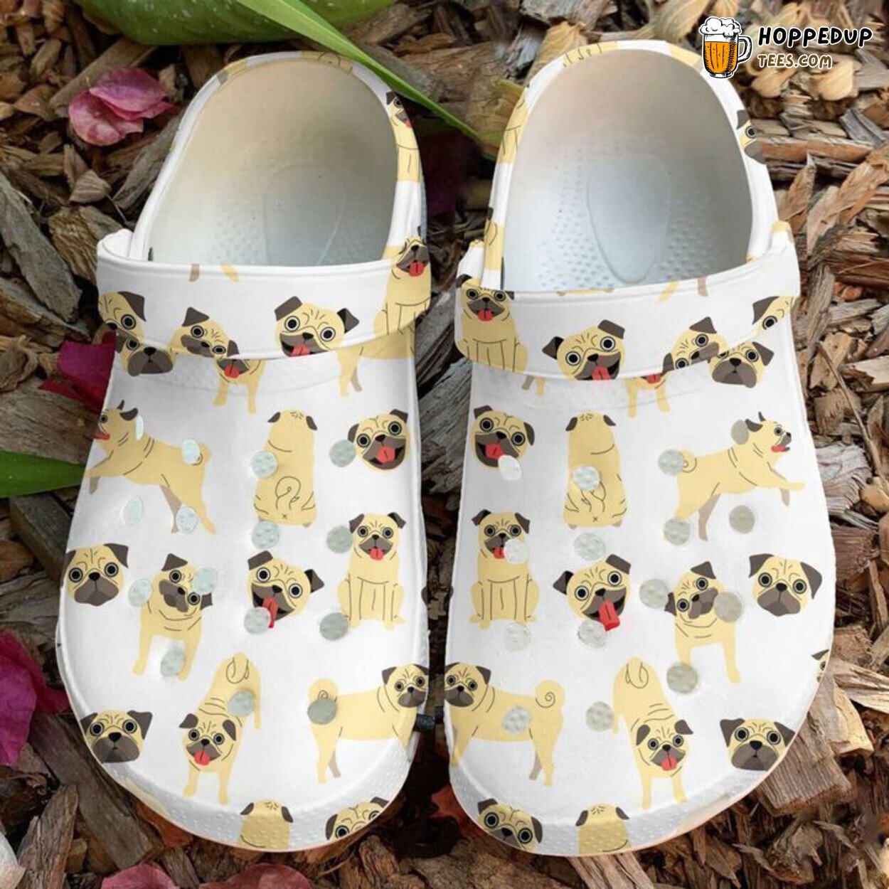 Pug Funny Pattern Theme Classic Comfortable Clogs Canine Lover Shoes