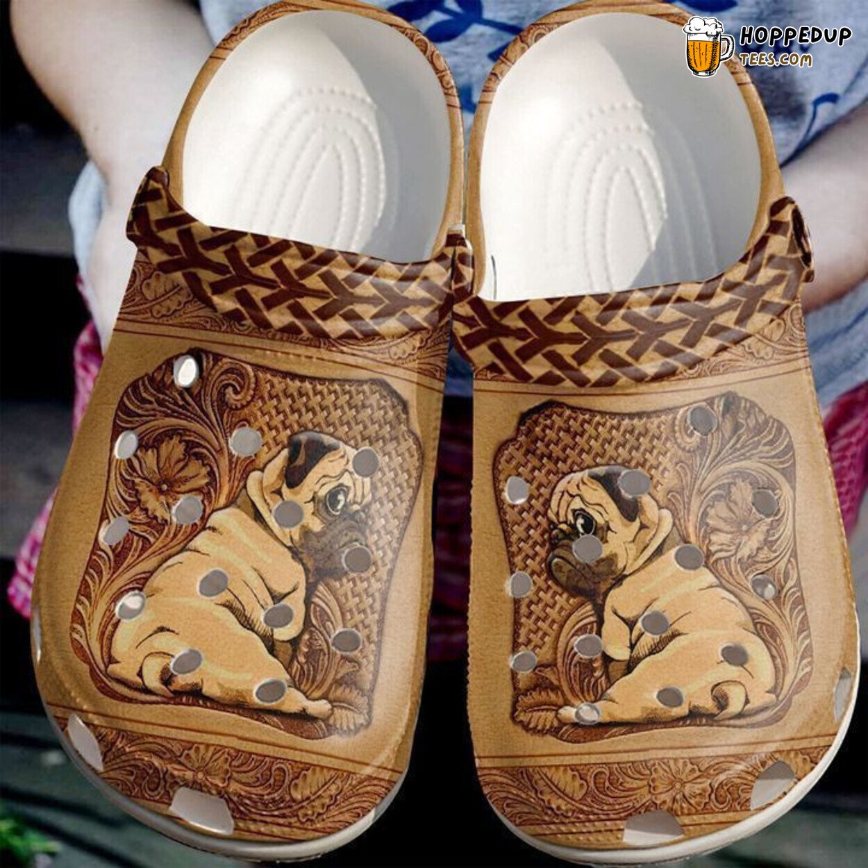 Pug Im Your Puggie Themed Comfortable Clogs Canine Lover Footwear
