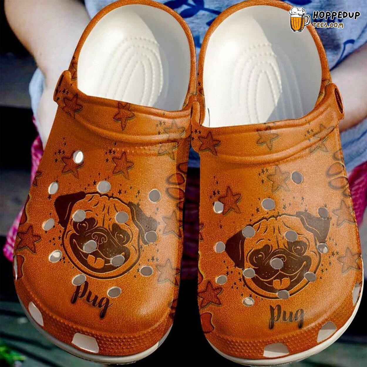 Pug Leather Lover Gift Comfortable Rubber Clogs Durable Design