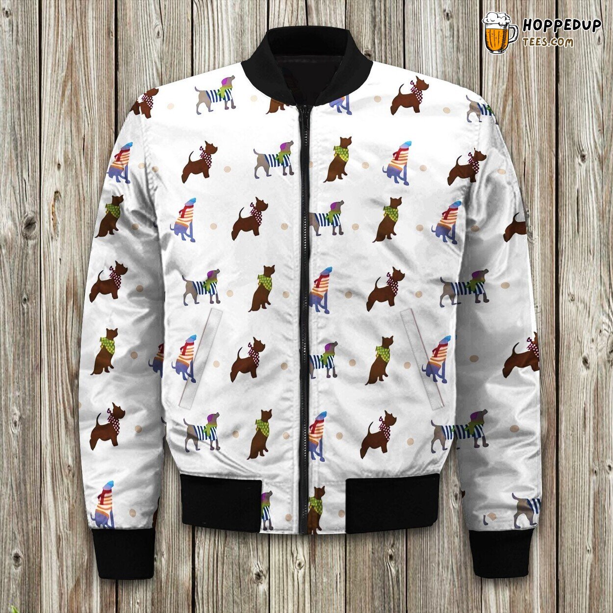 Puppy Winter Bomber Jacket Quality Luxurious Cute Warmth Padded Essence
