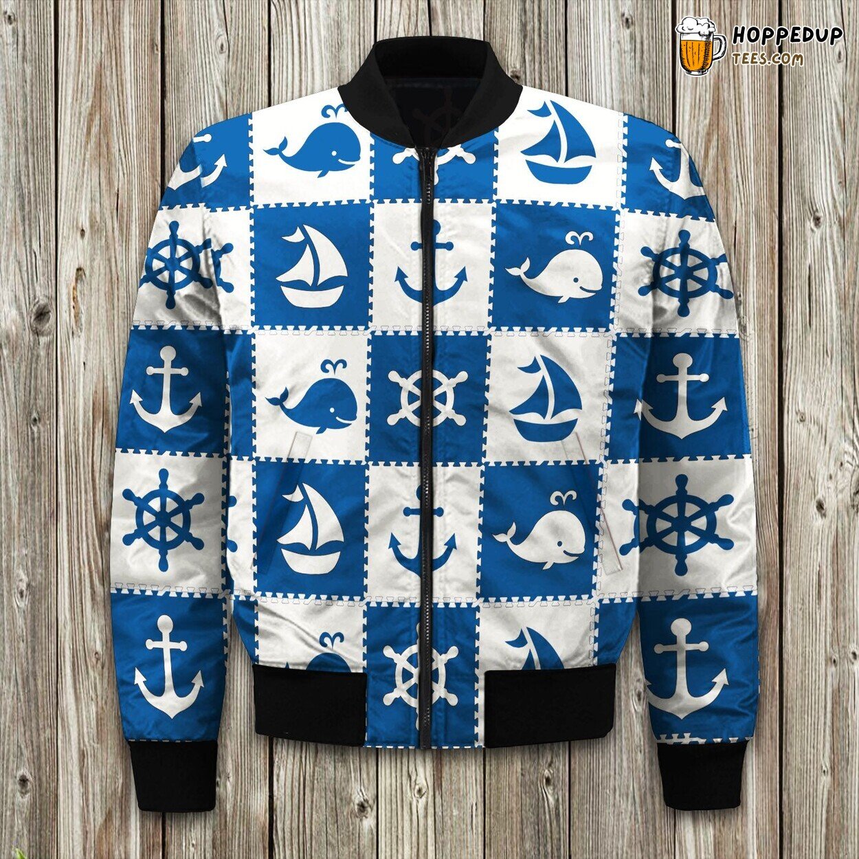 Pure Nautical Feel Winter Bomber Jacket Top Designer Collection